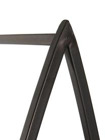 Estantería Grid, Estructura: metal, Estantes: madera de abeto, Negro, An 200 x Al 184 cm