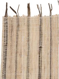 Tovaglietta americana a righe con frange Vegetal 6 pz, Ramiè, Beige, Larg. 33 x Lung. 45 cm