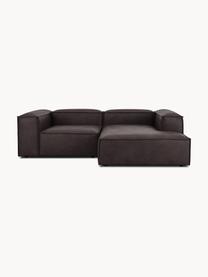 Modulares Ecksofa Lennon aus recyceltem Leder, Bezug: Recyceltes Leder (70 % Le, Gestell: Massives Holz, Sperrholz, Leder Taupe, B 238 x T 180 cm, Eckteil rechts