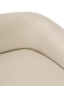 Modulaire chaise longue Sofia, Bekleding: 100% polypropyleen. Met 2, Frame: massief grenen, spaanplaa, Poten: kunststof., Geweven stof beige, B 340 x D 95 cm, rugleuning rechts