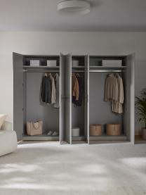 Armoire modulaire à portes battantes Charlotte, larg. 250 cm, plusieurs variantes, Gris, Basic Interior, larg. 250 x haut. 200 cm