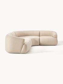 Modulares Ecksofa Sofia (4-Sitzer), Bezug: 100 % Polypropylen Der ho, Gestell: Fichtenholz, Spanplatte, , Füße: Kunststoff Das in diesem , Webstoff Hellbeige, B 312 x T 235 cm