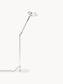 Lampa podłogowa Tolomeo Lettura, Stelaż: aluminium, stal powlekana, Odcienie srebrnego, W 167 cm