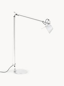 Lampa podłogowa Tolomeo Lettura, Stelaż: aluminium, stal powlekana, Odcienie srebrnego, W 167 cm