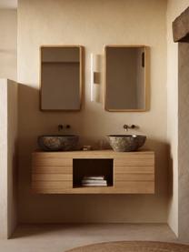 Mobile lavabo in legno di teak Yenit, Legno di teak, Legno di teak, Larg. 120 x Alt. 45 cm