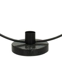 Candelabro de metal Wrights, Estructura: metal recubierto, Negro, An 28 x Al 30 cm