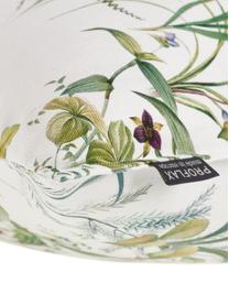 Povlak na polštář s květinovým potiskem Anjuli, 100 % bavlna, Bílá, více barev, Š 40 cm