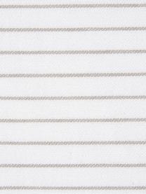 Baumwoll-Servietten Nicole, 2 Stück, Baumwolle, Weiß, Beige, 50 x 50 cm
