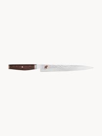 Sujihiki mes Miyabi, Mes: staalkwaliteit MC63, Zilverkleurig, donker hout, L 38 cm