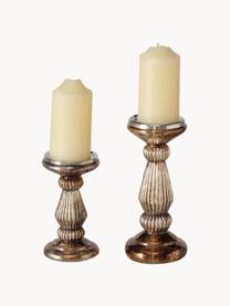 Set 2 candelabri Brenell, Vetro laccato, Argentato, Set in varie misure