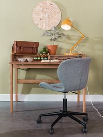 Kancelářská otočná židle OMG, výškově nastavitelná, Potah: světle šedá Podstava s koly: černá, Š 65 cm, V 76 cm