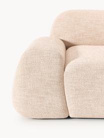 Modulares Ecksofa Wolke (4-Sitzer) aus Bouclé, Bezug: Bouclé (96 % Polyester, 4, Bouclé Peach, B 349 x T 262 cm