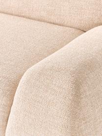 Modulares Ecksofa Wolke (4-Sitzer) aus Bouclé, Bezug: Bouclé (96 % Polyester, 4, Füße: Kunststoff Dieses Produkt, Bouclé Peach, B 349 x T 262 cm