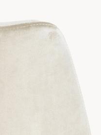 Sillas tapizadas de terciopelo Eris, 2 uds., Tapizado: terciopelo de poliéster A, Patas: metal con pintura en polv, Terciopelo beige, An 49 x F 54 cm