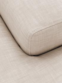 Poltrona con rivestimento sfoderabile Russell, Rivestimento: 100% cotone Con 50.000 ci, Struttura: legno di pino massiccio c, Gambe: plastica, Tessuto beige, Larg. 103 x Prof. 112 cm