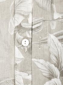 Pościel z bawełny Shanida, Beżowy, 155 x 220 cm + 1 poduszka 80 x 80 cm