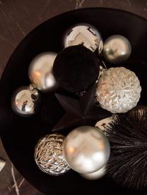 Set 2 palline di Natale infrangibili Dan Ø8 cm, Grigio chiaro, Ø 8 cm
