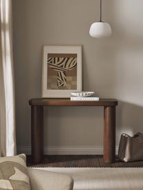 Konzolový stolík z dubového dreva Kalia, Masívne dubové drevo, lakované

Tento produkt je vyrobený z trvalo udržateľného dreva s certifikátom FSC®., Dubové drevo, hnedá lakovaná, Š 110 x V 77 cm