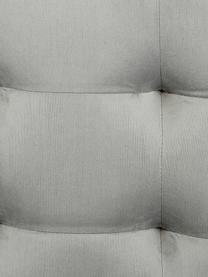 Samt-Loungesessel Manhattan, Bezug: Samt (Polyester) Der hoch, Gestell: Metall, galvanisiert, Samt Grau, Silberfarben, B 70 x T 72 cm