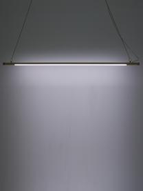 Lampa wisząca LED Lumina, Odcienie mosiądzu, S 124 x W 2 cm