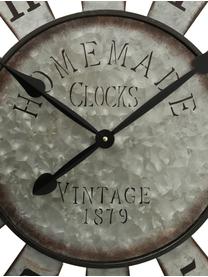 Zegar ścienny Anatol, Metal ocynkowany, Cynk, czarny, brązowy, Ø 73 cm