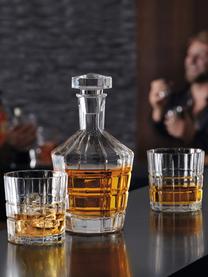 Whiskeyset Spiritii, met reliëf, 3-delig, Glas, Transparant, Set met verschillende formaten