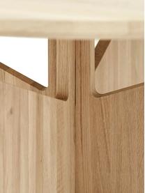 Stolik kawowy z drewna dębowego Future, Lite drewno dębowe z certyfikatem FSC, Drewno dębowe, Ø 52 cm