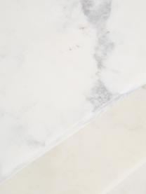 Mramorový nástenný regál Porter, Mramorová biela, nehrdzavejúca oceľ, Š 40 x V 58 cm