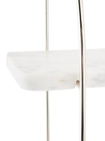 Estante de pared de mármol Porter, Anclaje: metal recubierto, Estantes: mármol, Mármol blanco, An 40 x Al 58 cm