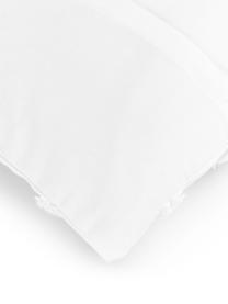 Housse de coussin 50x50 blanc tufté Lorna, Blanc