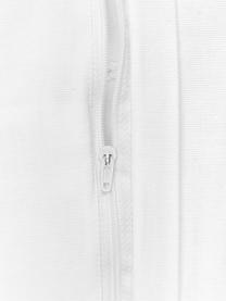 Kissenhülle Lorna mit getuftetem Muster, 100% Baumwolle, Weiß, 50 x 50 cm
