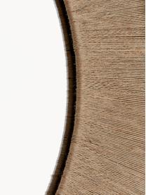 Specchio rotondo da parete con cornice in corda beige Citra, Cornice: metallo, corda di juta Re, Beige, Ø 90 x Prof. 3 cm
