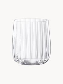 Kristall-Gläser Life Style, 4 Stück, Kristallglas

Bring den Glanz von Kristallglas auf Deinen Esstisch! Das Glas ist außergewöhnlich transparent und schwer, dadurch fühlt es sich wertig an und sieht gleichzeitig auch noch gut aus. Zudem machen die filigranen Schliffe jedes Stück zu einem besonderen It-Piece, das sowohl praktisch als auch schön ist., Transparent, Ø 8 x H 9 cm, 340 ml
