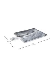 Planche à découper marbre Adam, 30 x 45 cm, Marbre, Gris, larg. 30 x long. 45 cm