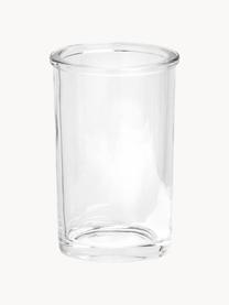 Zahnputzbecher Clear aus Glas, Glas, Transparent, Ø 7 x H 11 cm