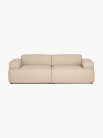 Sofa Melva (3-Sitzer), Bezug: 100% Polyester Der hochwe, Gestell: Massives Kiefernholz, Spa, Webstoff Beige, B 238 x T 101 cm