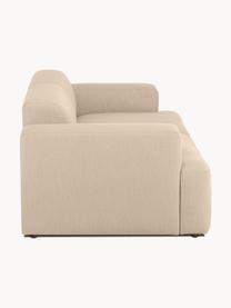 Sofa Melva (3-Sitzer), Bezug: 100% Polyester Der hochwe, Gestell: Massives Kiefernholz, Spa, Füße: Kunststoff Dieses Produkt, Webstoff Beige, B 238 x T 101 cm