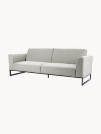 Schlafsofa Josephine (3-Sitzer), Bezug: 100% Polyester Der hochwe, Gestell: Massives Kiefernholz und , Webstoff Hellgrau, B 238 x T 85 cm