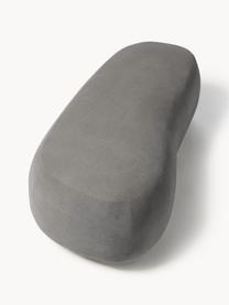 XL-Hocker Alba, Bezug: 97% Polyester, 3% Nylon D, Gestell: Massives Fichtenholz, Bir, Füße: Kunststoff Dieses Produkt, Webstoff Taupe, B 130 x T 62 cm