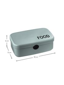 Contenitore per il pranzo Food, Tritan (materiale sintetico, senza BPA), Verde, Larg. 18 x Alt. 6 cm