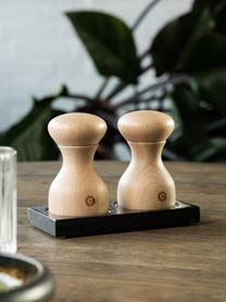 Set saliera e pepiera in legno di faggio Lyon 2 pz, Legno chiaro, Ø 6 x Alt. 10 cm