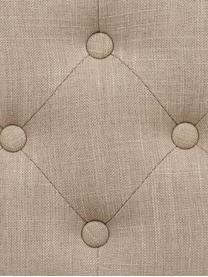 Taburete tapizado Triana, Patas: madera de caucho, Madera clara, beige, An 50 x Al 47 cm