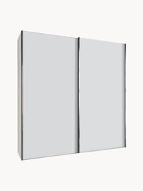 Armoire Monaco, 2 portes coulissantes, Blanc, larg. 198 x haut. 217 cm