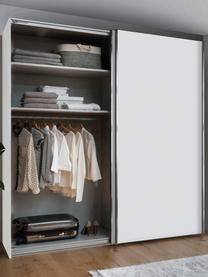 Armoire Monaco, 2 portes coulissantes, Blanc, larg. 198 x haut. 217 cm