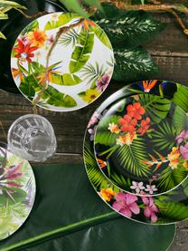 Set 18 piatti per 6 persone Tropical Jungle, Multicolore, Set in varie misure