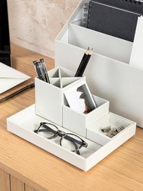 Set 4 organizer ufficio Lena, Cartone solido laminato
(100% carta riciclata), Greige, Set in varie misure