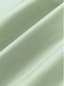 Housse de couette en percale de coton Elsie, Vert sauge, larg. 200 x long. 200 cm