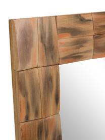 Espejo de pared de madera Mateo, Espejo: cristal, Beige, marrón, An 62 x Al 84 cm