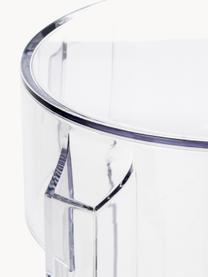 Tabouret de bar plexi Charles Ghost, Polycarbonate, certifié Greenguard, Transparent, Ø 46 x haut. 65 cm