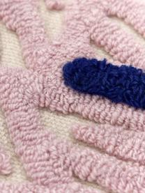 Funda de cojín bordada Alicia, Funda: 100% algodón Bordado, Multicolor, An 45 x L 45 cm